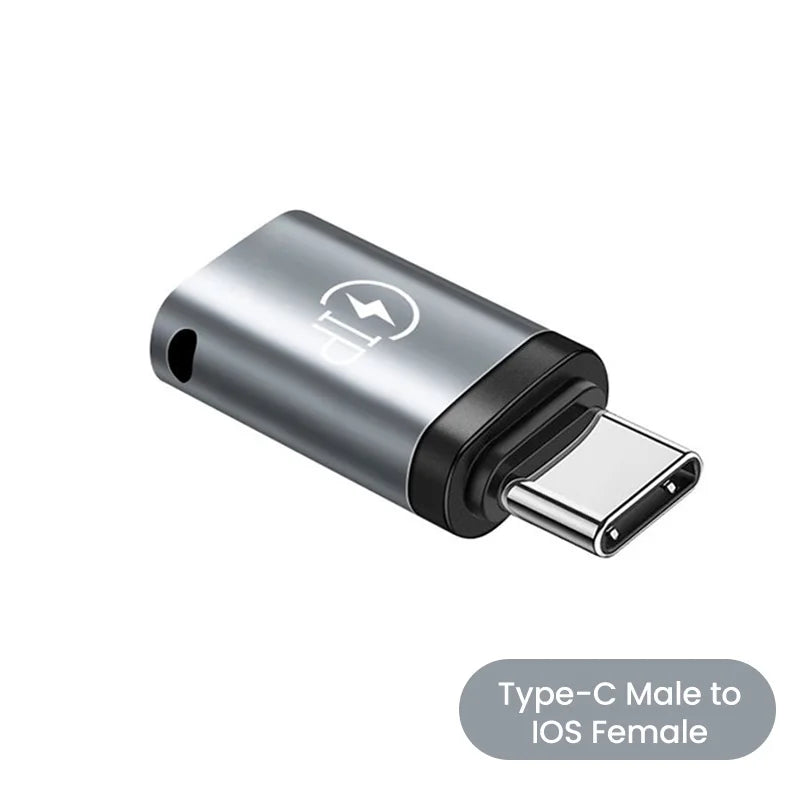 USB Cable Converter Lightning To USB C Adapter 20W.