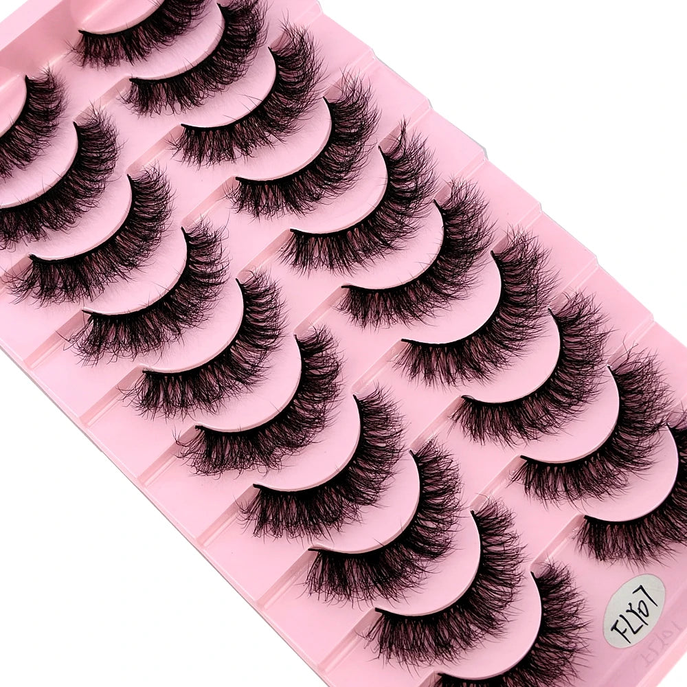 Handmade False Eyelashes Natural Nude Makeup