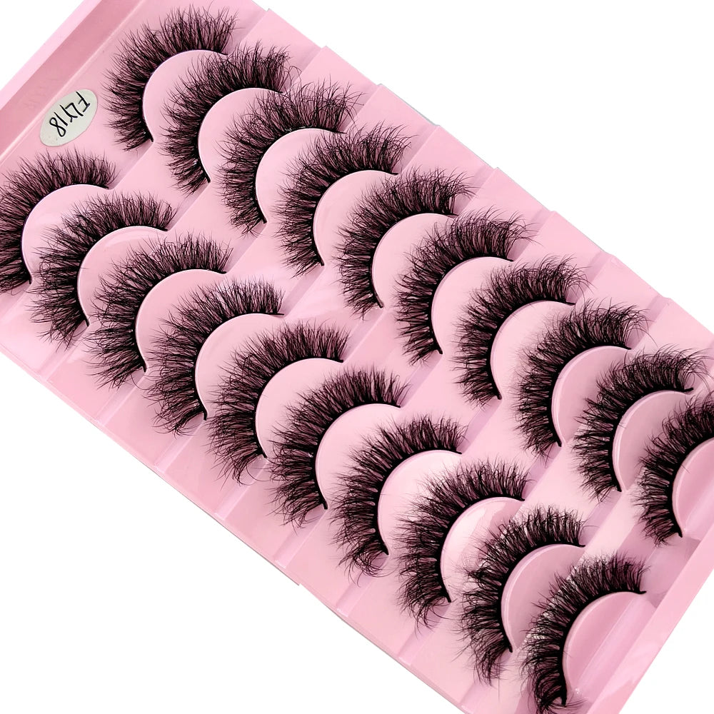 Handmade False Eyelashes Natural Nude Makeup