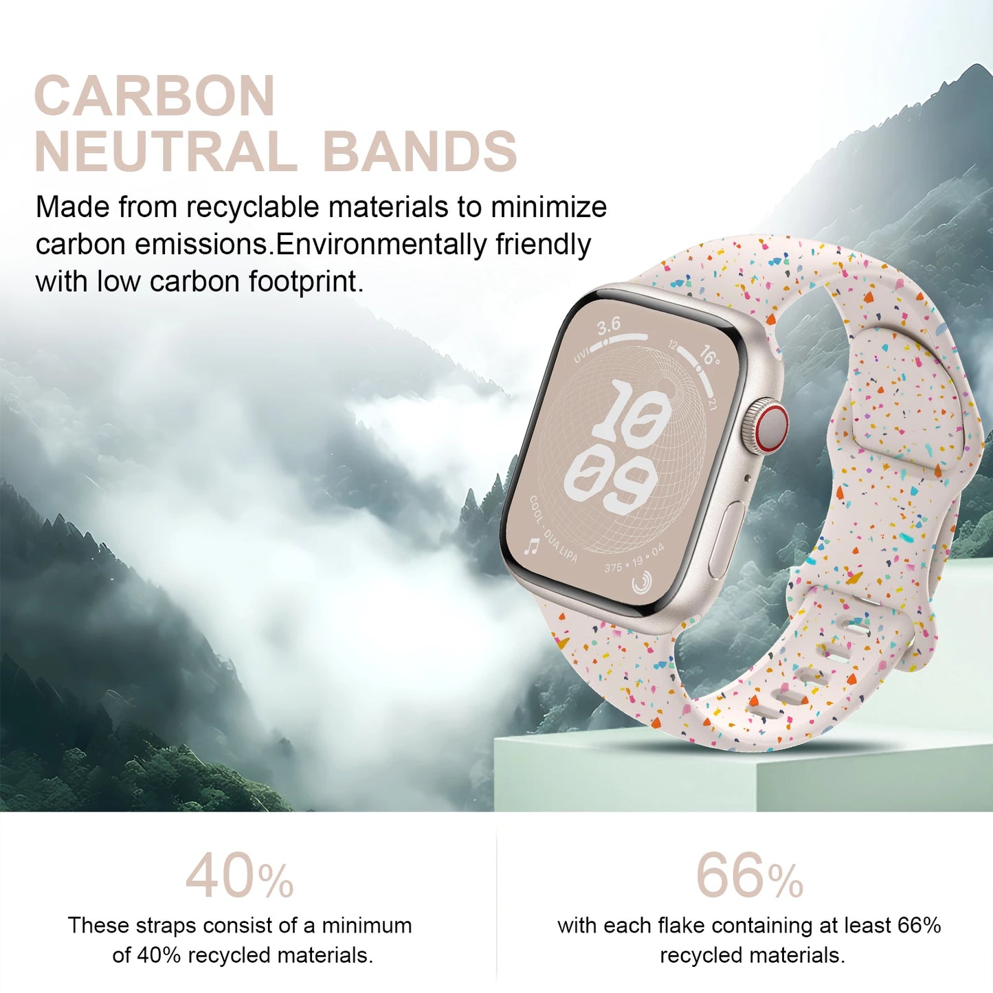 Sport Silicone Loop for Apple watch band.