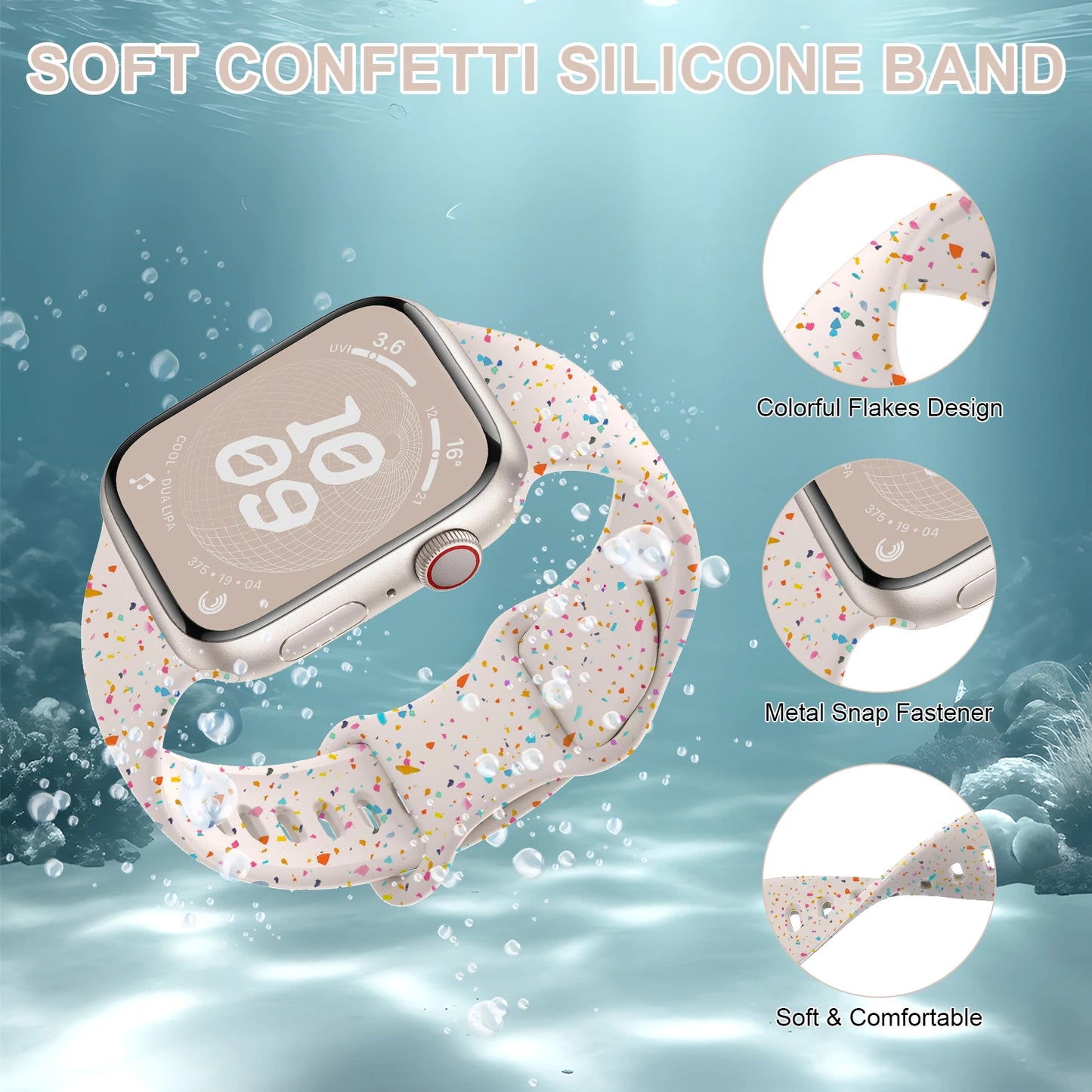 Sport Silicone Loop for Apple watch band.