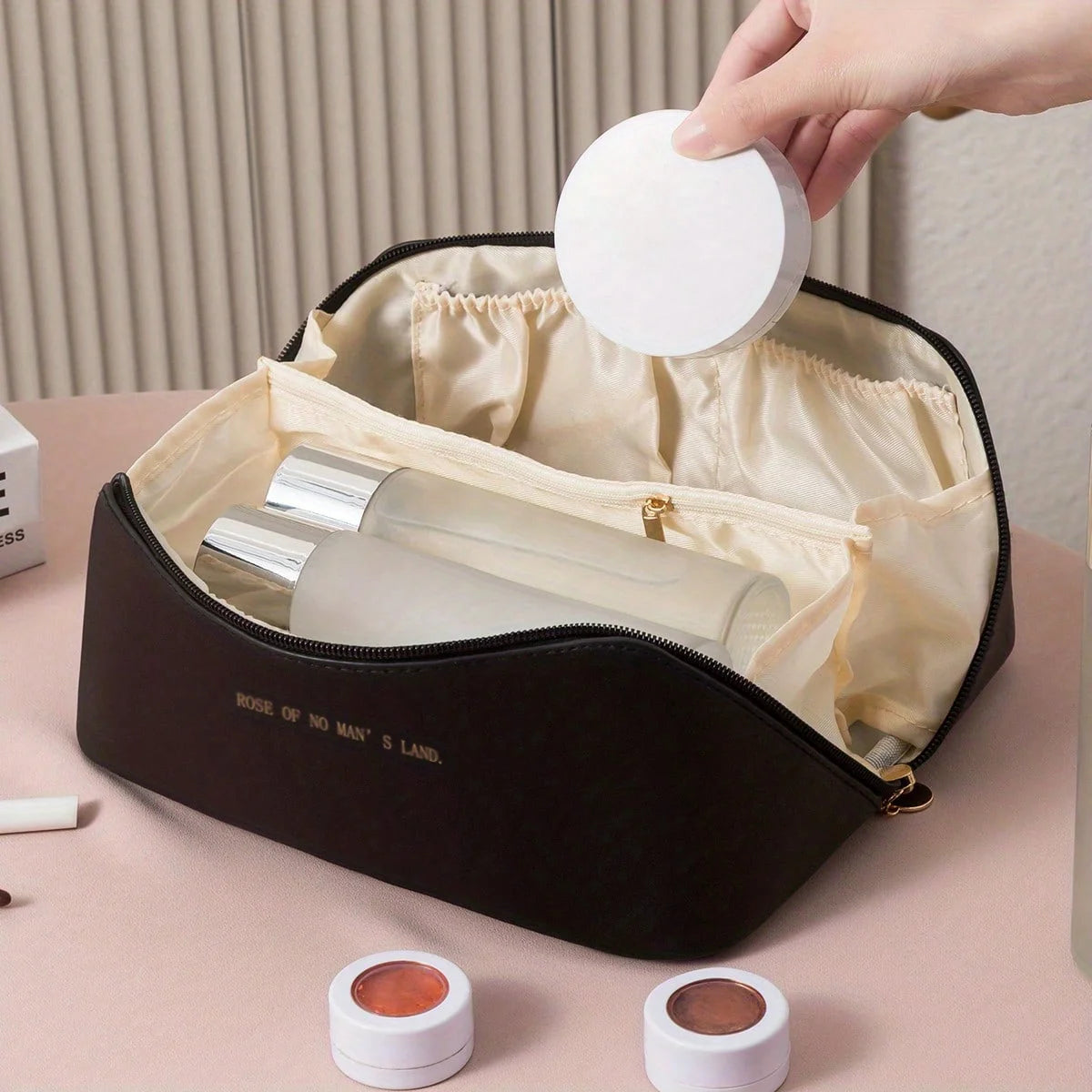 Makeup Organizer Female Toiletry Kit Bag.
