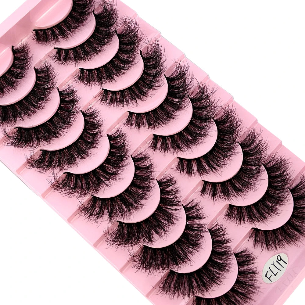Handmade False Eyelashes Natural Nude Makeup
