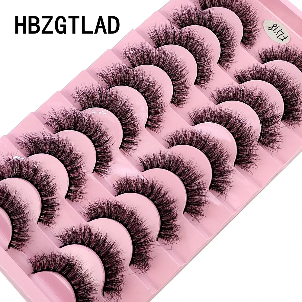Handmade False Eyelashes Natural Nude Makeup