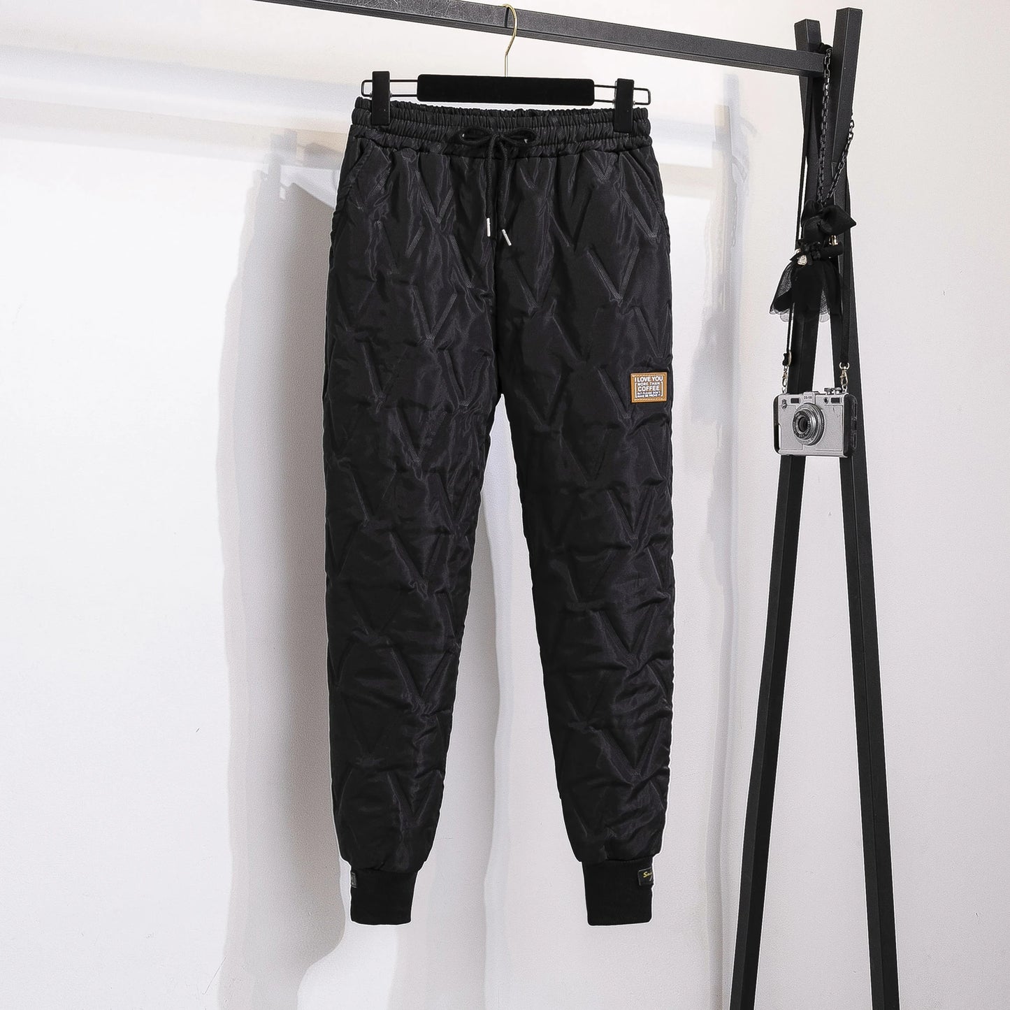 Autumn Winter Down Cotton Pants for Women.