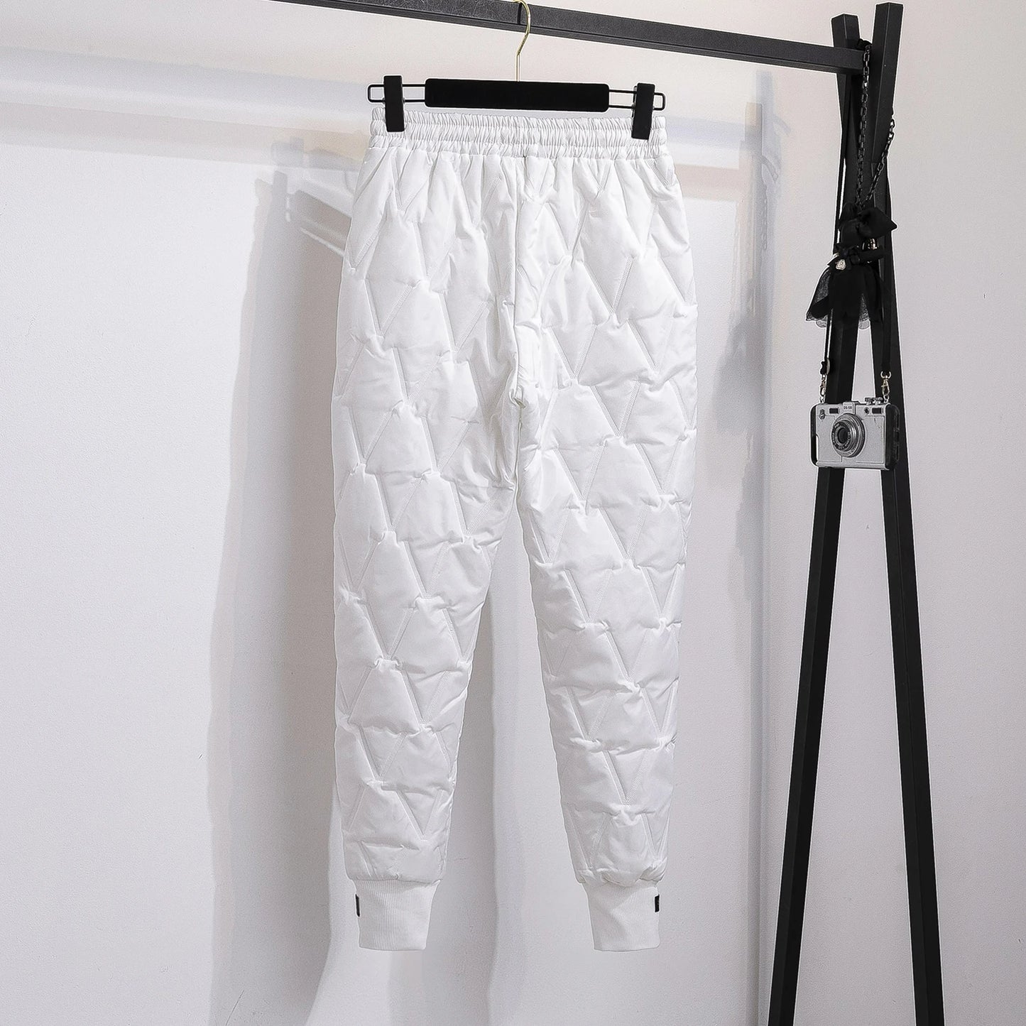 Autumn Winter Down Cotton Pants for Women.