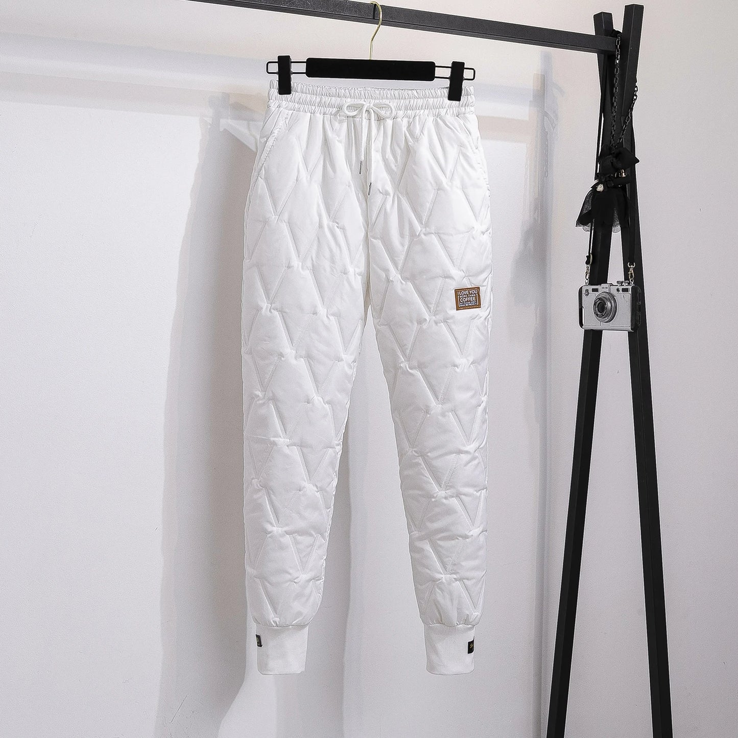 Autumn Winter Down Cotton Pants for Women.
