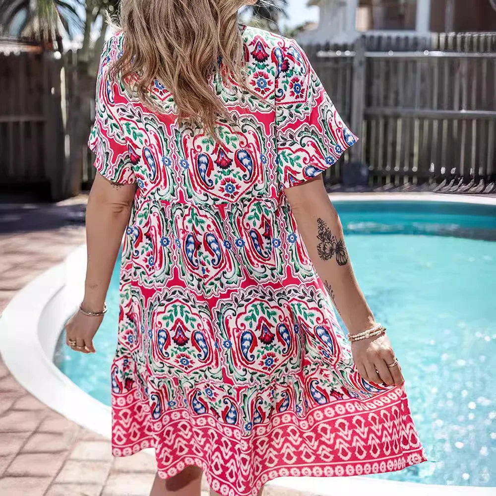 Loose Beach Dress Summer New