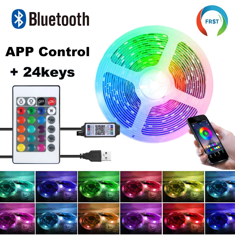 LED Strip Bluetooth Tape Decor for TV backlight Neon LED Lighting.