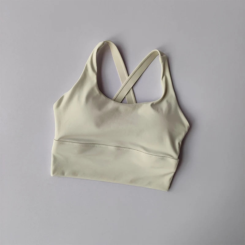 High-intensity Professional Shock-proof Huddle Running Bra Summer Cloth.