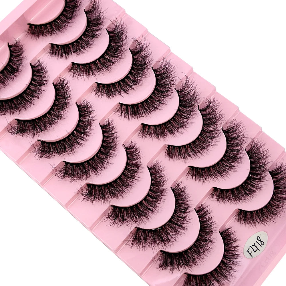 Handmade False Eyelashes Natural Nude Makeup