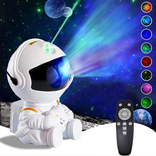 Star Projector Galaxy Night Light Astronaut Space Projector for Bedroom.