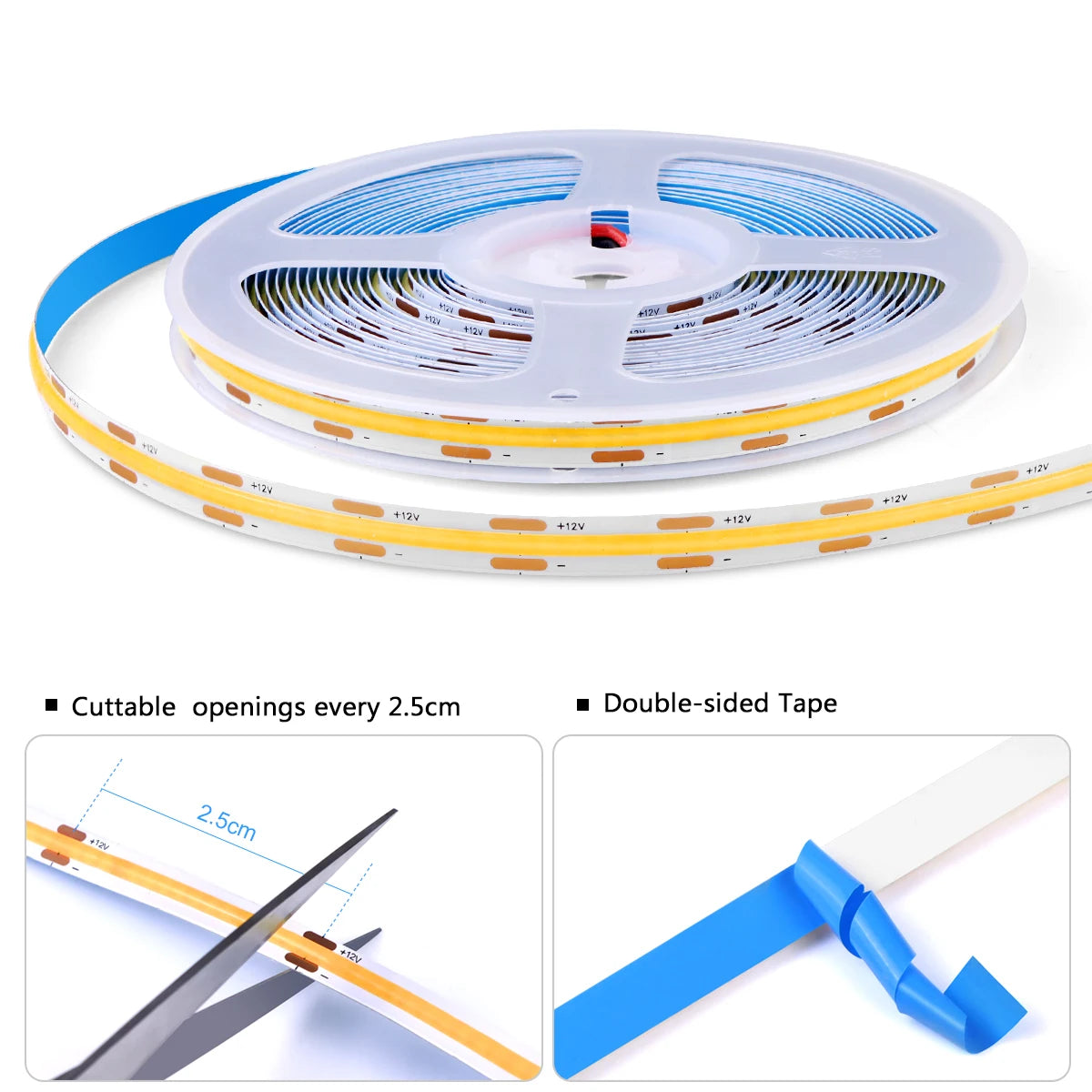 LED Strip Light Bookcase Wardrobe Closet Lamp.