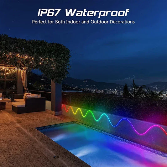TUYA Neon Strip Lights 5-24V Silicone Neon Rope LED Light.