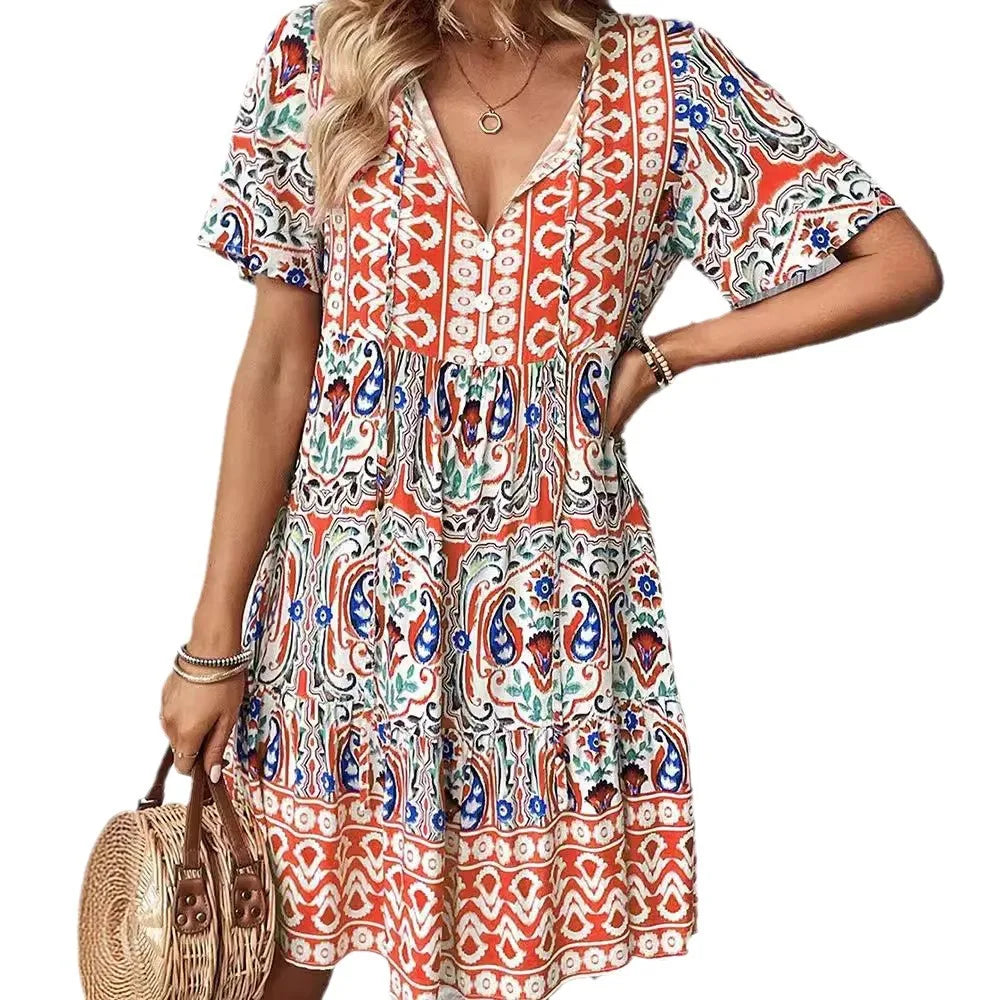 Loose Beach Dress Summer New