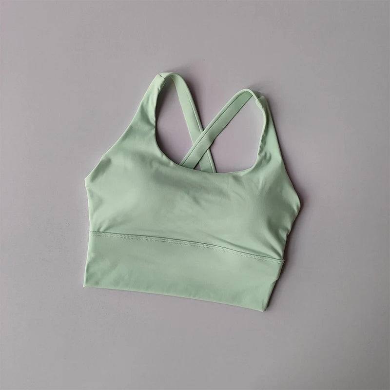 High-intensity Professional Shock-proof Huddle Running Bra Summer Cloth.