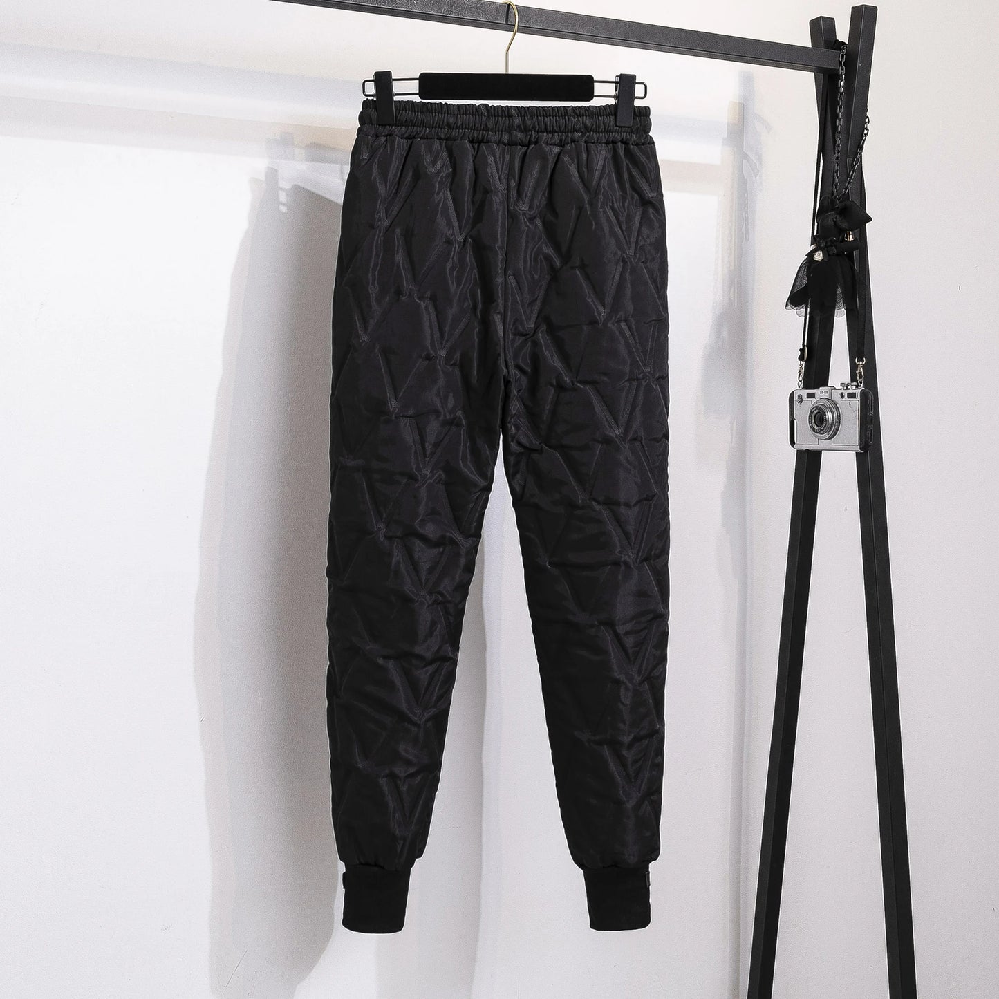 Autumn Winter Down Cotton Pants for Women.