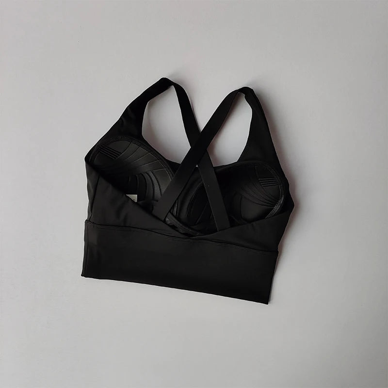 High-intensity Professional Shock-proof Huddle Running Bra Summer Cloth.