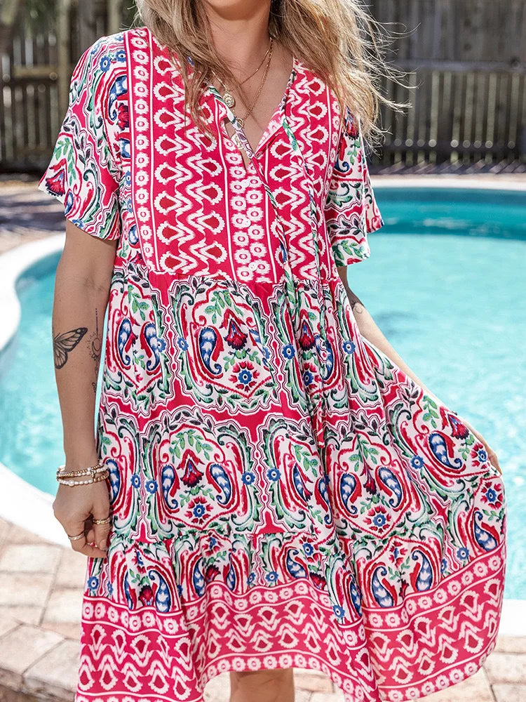 Loose Beach Dress Summer New