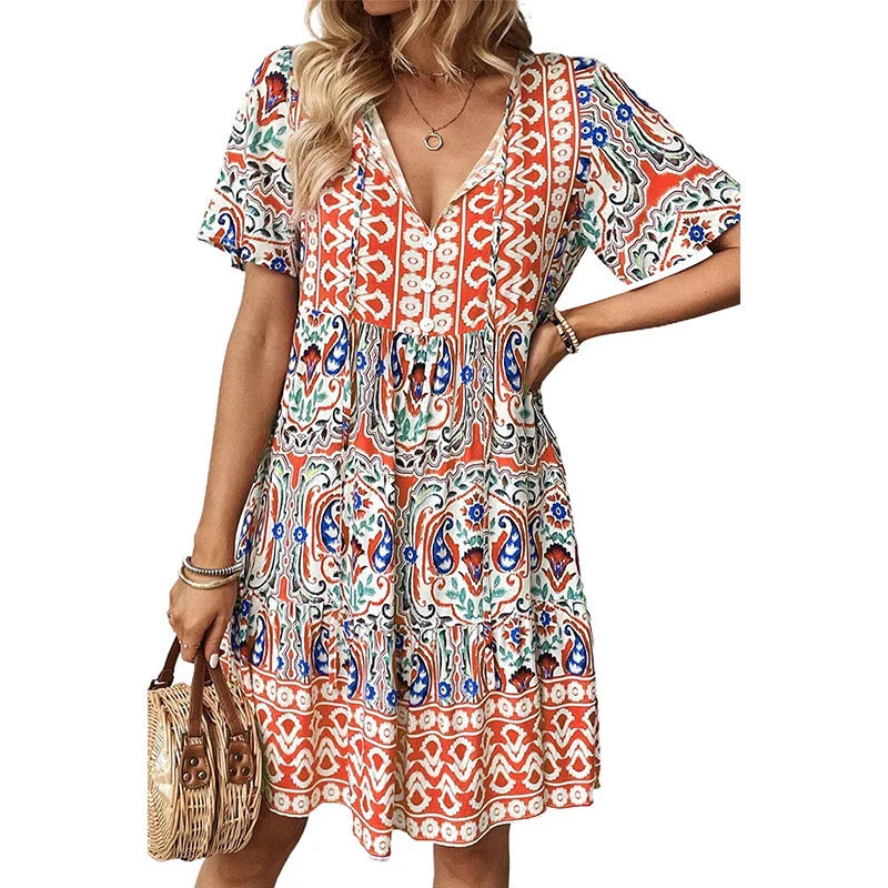 Loose Beach Dress Summer New