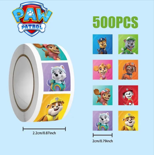 Stickers Paw Patrol Children's Cartoon Stickers Toys Gift