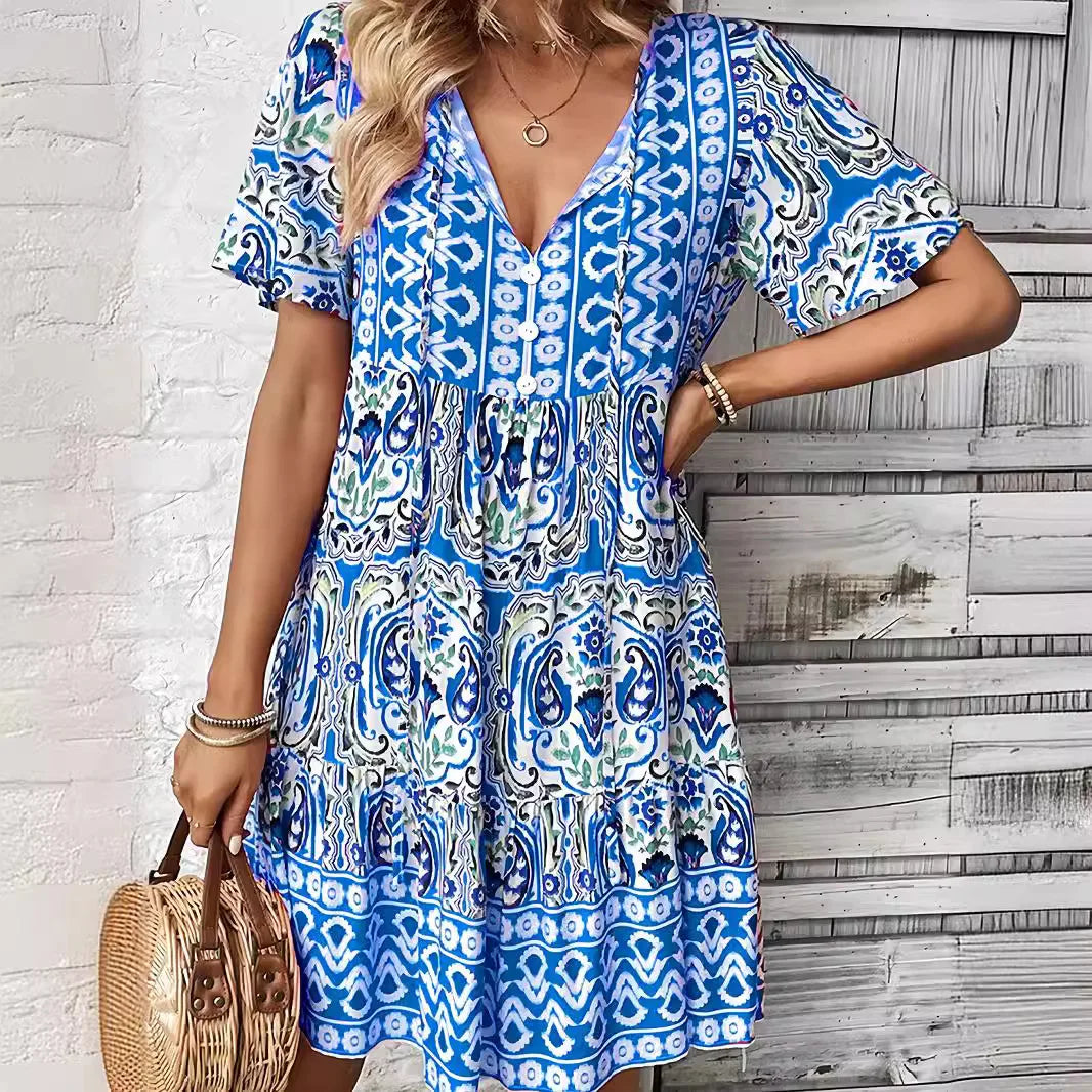 Loose Beach Dress Summer New