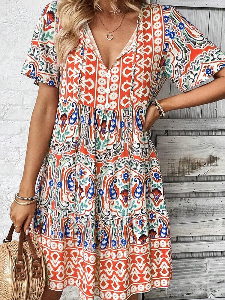 Loose Beach Dress Summer New