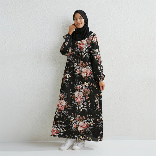 Muslim Casual Robe Long Dress