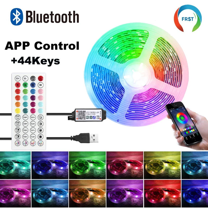 LED Strip Bluetooth Tape Decor for TV backlight Neon LED Lighting.