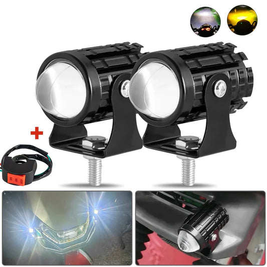 Universal Motorcycle LED Headlight Projector.
