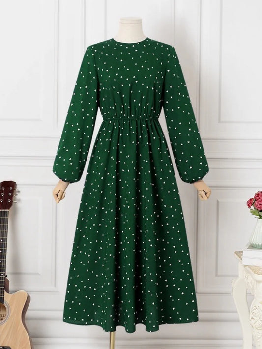 Muslim Dress for Women Abaya Morocco Party Dresses.