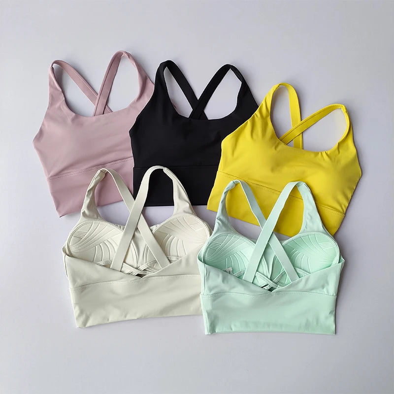 High-intensity Professional Shock-proof Huddle Running Bra Summer Cloth.