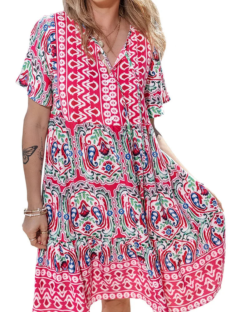 Loose Beach Dress Summer New