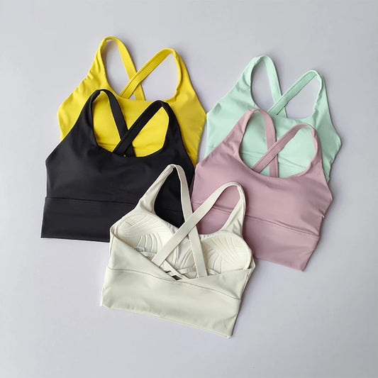 High-intensity Professional Shock-proof Huddle Running Bra Summer Cloth.