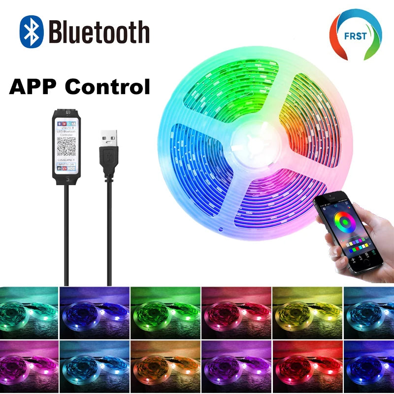 LED Strip Bluetooth Tape Decor for TV backlight Neon LED Lighting.