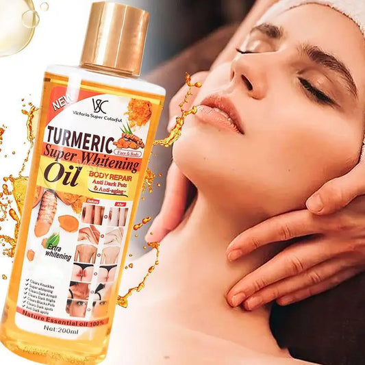 Turmeric Essential Oil Aromatherapy Brightening Smoothing Body Face Skin Care.